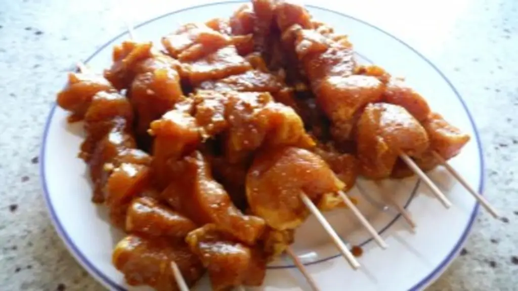 Шашлычки по испанской модели / пинчос
