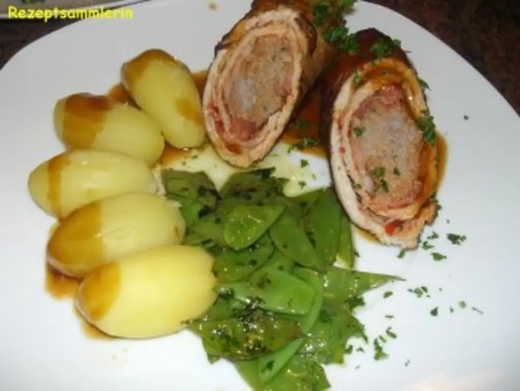 Мясо: РУЛЕТ ИЗ СВИНИНЫ с мясной начинкой