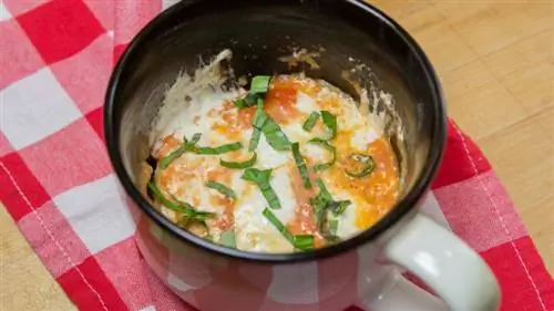 Пицца в кружке с нуля