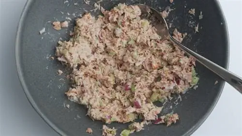 смешанный салат с тунцом