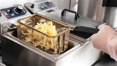 двойной жареный картофель фри
