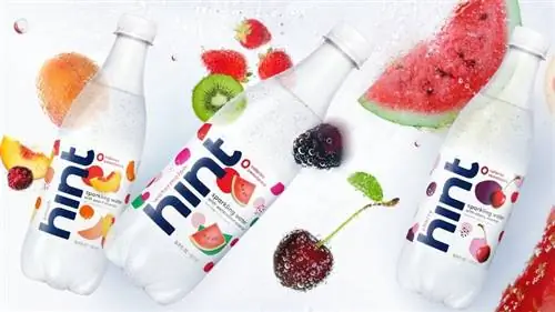 Три вкуса воды Hint с кусочками фруктов Три вкуса воды Hint с кусочками фруктов