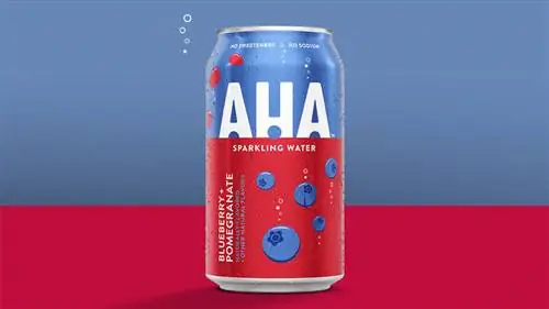 Банка с газированной водой Blueberry Pomegranate AHA Банка с газированной водой Blueberry Pomegranate AHA
