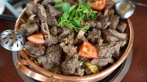 горшок полный мяса яка горшок полный мяса яка