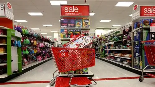 Крышки для прохода в магазине Target