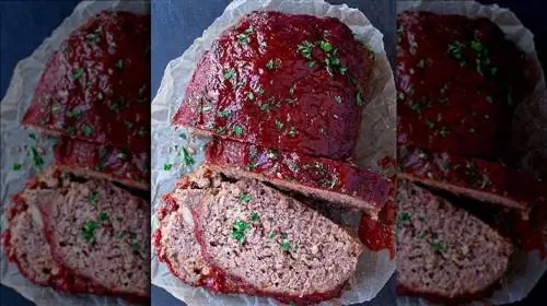 Мясной рулет нарезанный