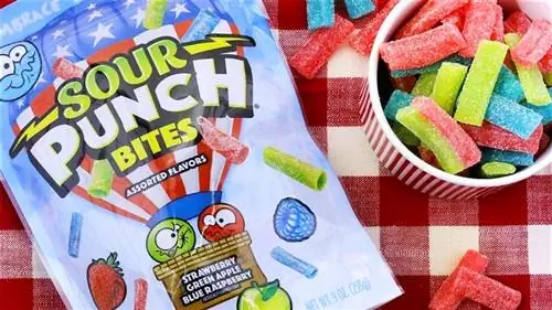 Sour Punch Bites на скатерти