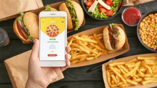 Неверные меню в приложениях для еды