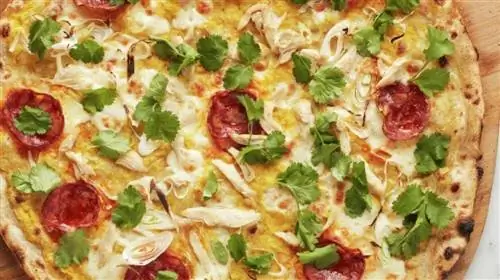 Пицца Гордона Рамзи с пюре из сладкой кукурузы