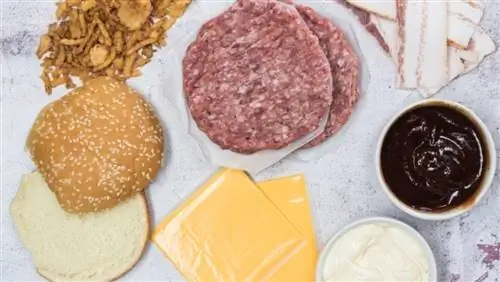 Ингредиенты для подражания бургеру Burger King Steakhouse King