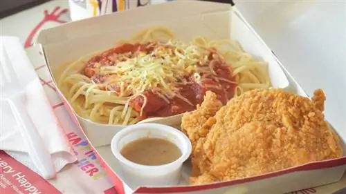 Куриный МакДо с МакСпагетти