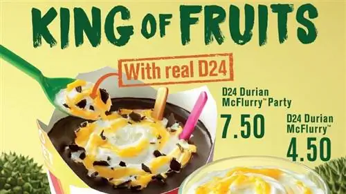 D2 дуриан Макфлурри