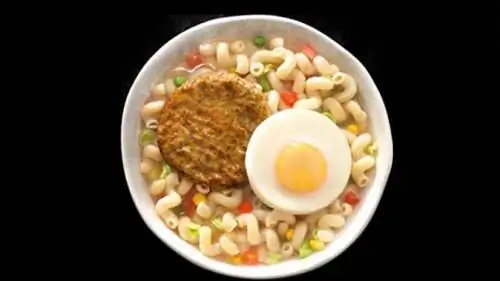 Яичная закрученная паста