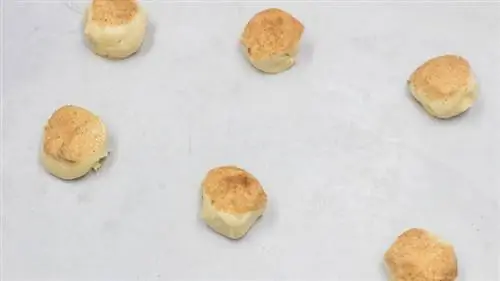 шарики из песочного теста с корицей