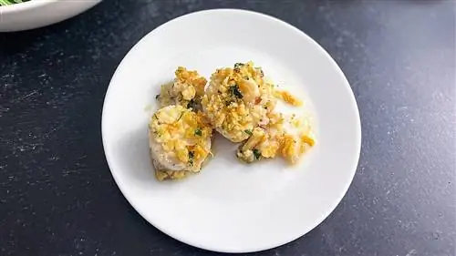 Рецепт запеканки из морского гребешка