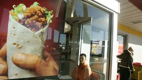 Обертка для закусок McDonalds снята с производства