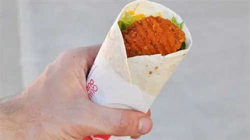 Пряный цыпленок Wendy's go wrap