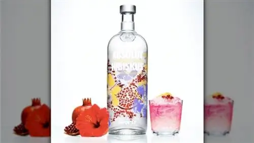 бутылка водки Absolut Hibiskus