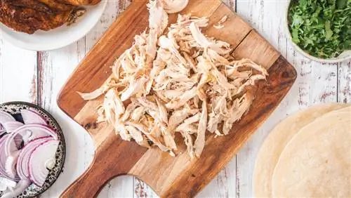 тертая курица для рецепта куриных энчиладас