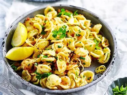 Orecchiette Rapido с пангратато