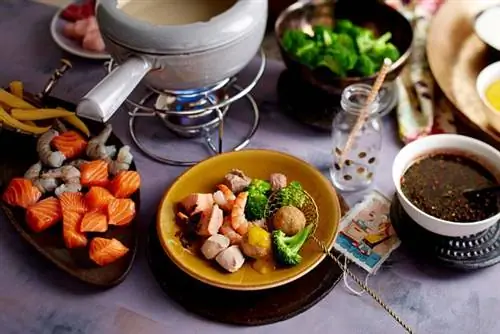 Фондю из азиатского пива