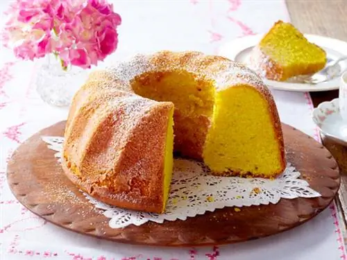Торт с шафрановым кольцом