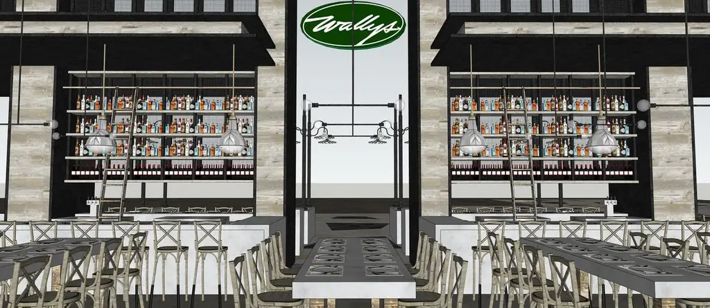 Визуализация Wally’s Wine & Spirits Визуализация Wally’s Wine & Spirits