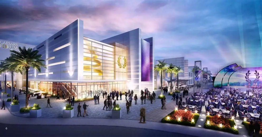 Конференц-центр Caesars Forum для подключения к Linq