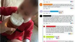 маленькая девочка пьет пиво маленькая девочка пьет пиво