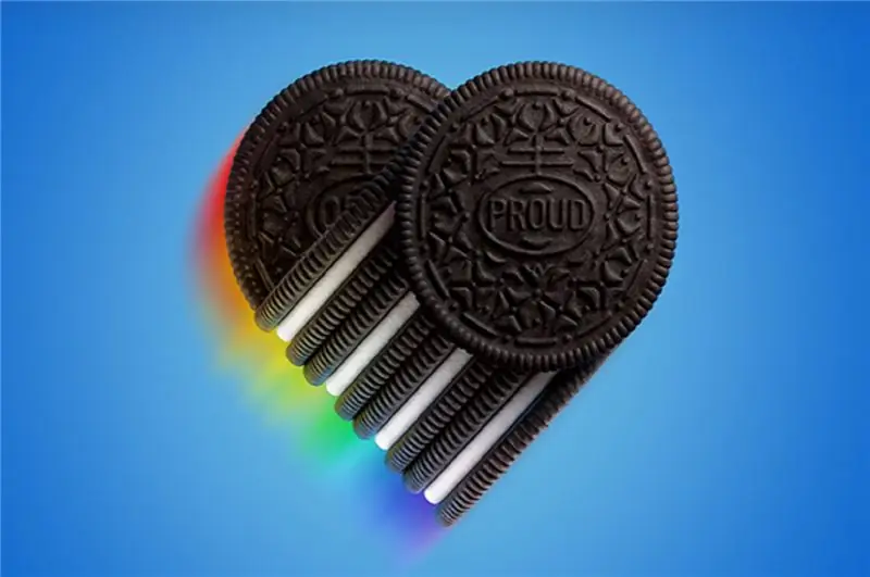 Oreo: ограниченное издание радуги для поддержки прав ЛГБТК