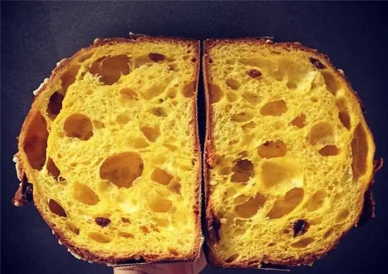 Большие альвеолы; панеттоне