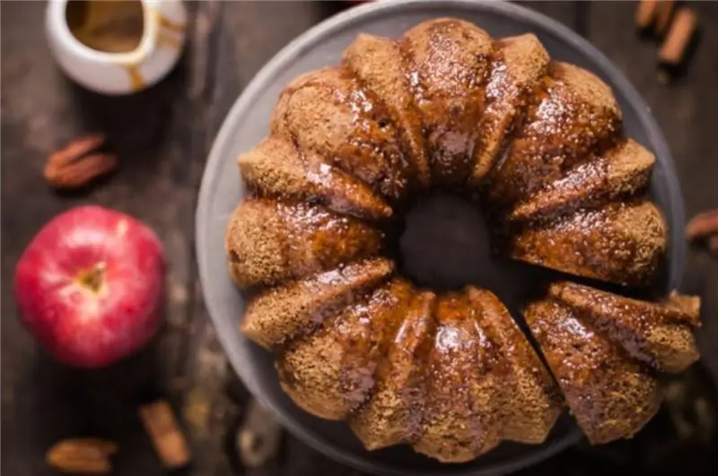 легкий яблочный пирог