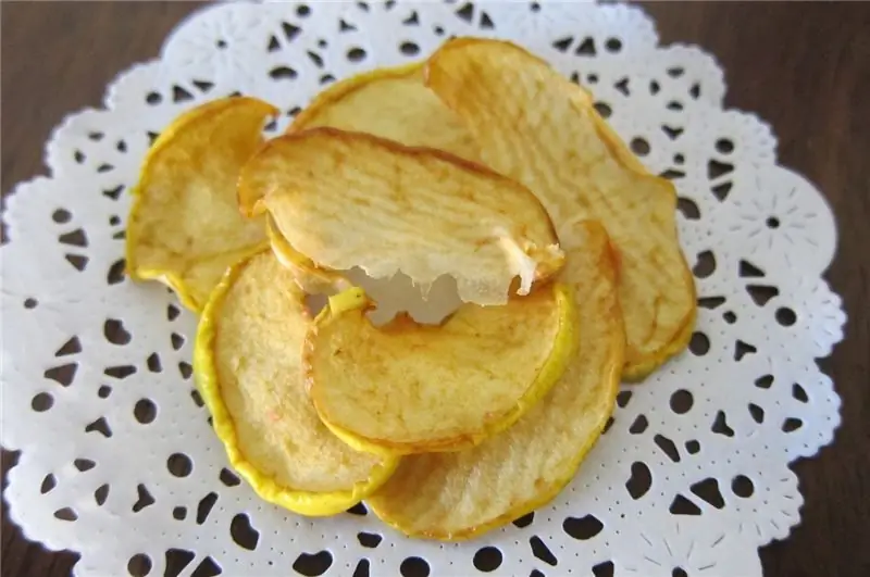 яблочные чипсы