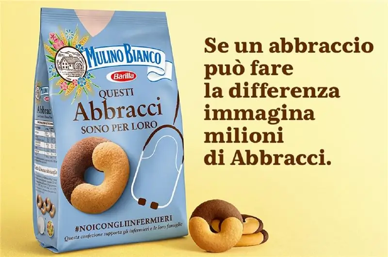 Abbracci Mulino Bianco: специальное издание для медсестер - это реальность