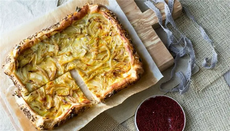 пирог с фенхелем и шафраном пирог с фенхелем и шафраном