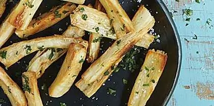 Рецепт картофеля фри из юки с моджо