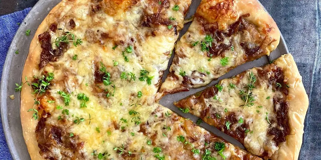 Рецепт французской луковой пиццы