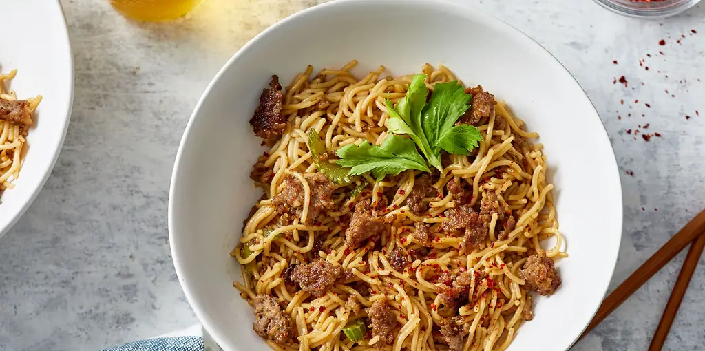 Рецепт хрустящей свиной лапши, жареной во фритюре