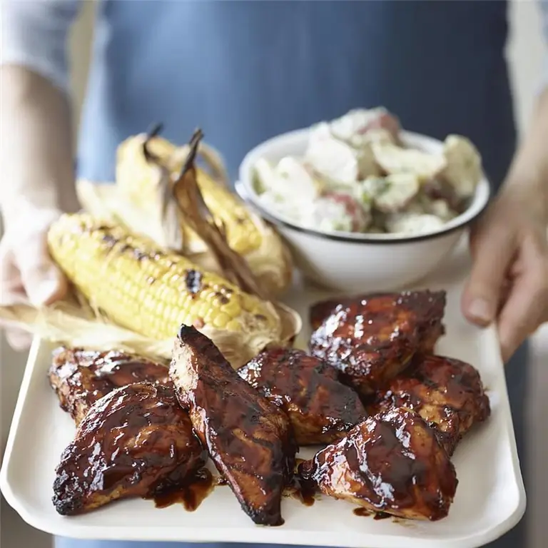 Рыба-гриль с соусом Андуй и Кушеткой-креветкой Субра