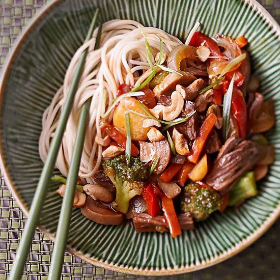 Измельченная говядина Lo Mein