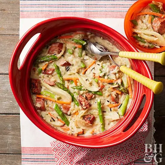 Дымчатая запеканка из дикого риса