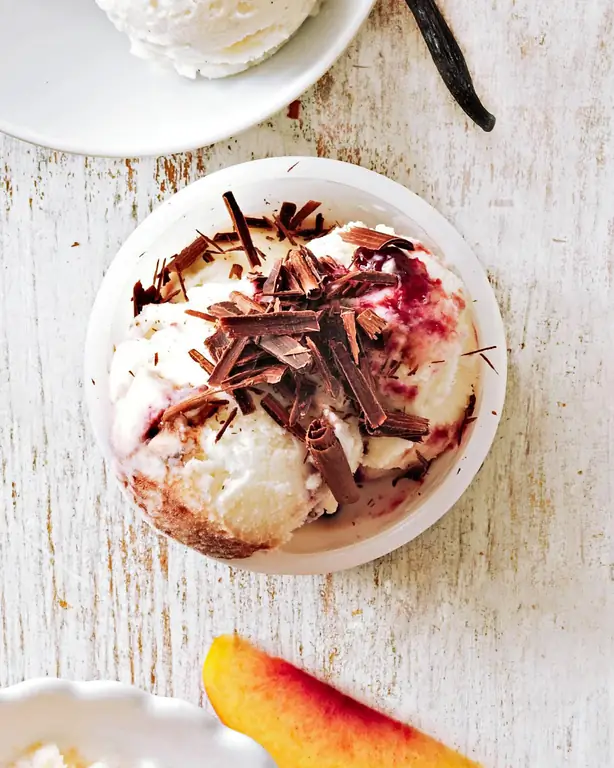 Малиновая помадка Греческий замороженный йогурт