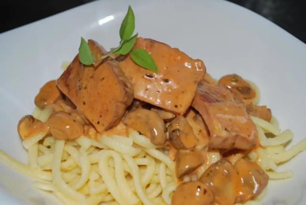 Шпецле Хантер с мясным рулетом