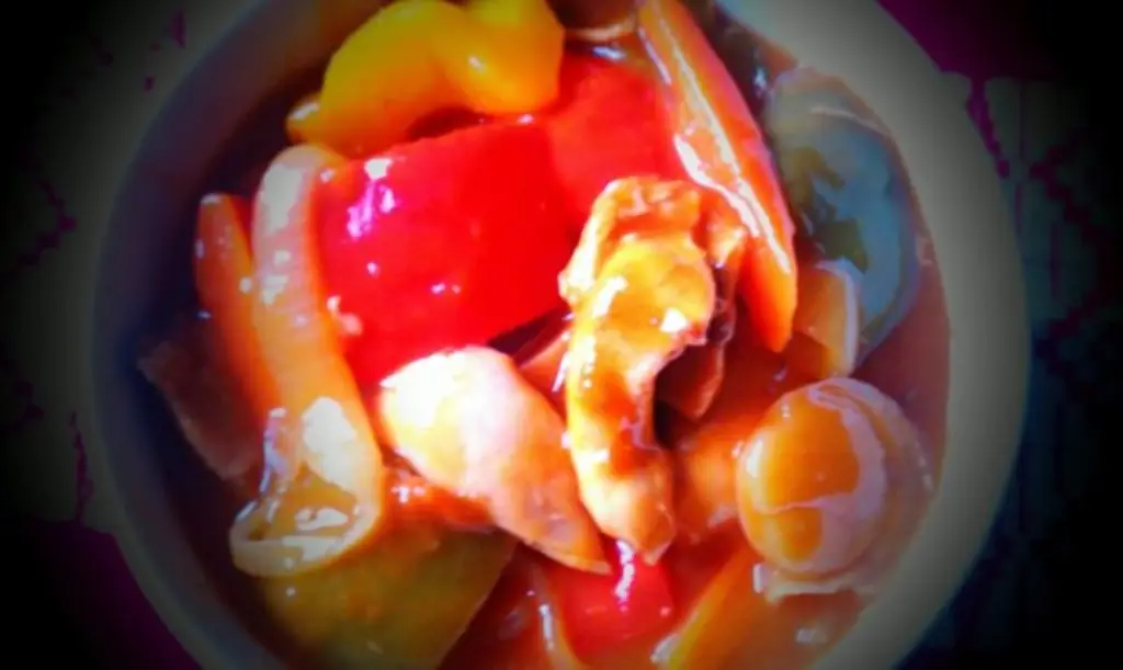 Китайская сладкая курица