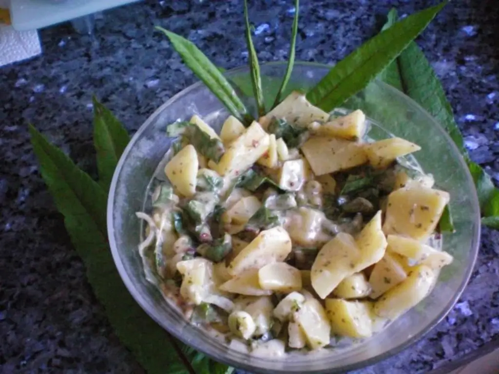Салат: Картофельный салат, простой