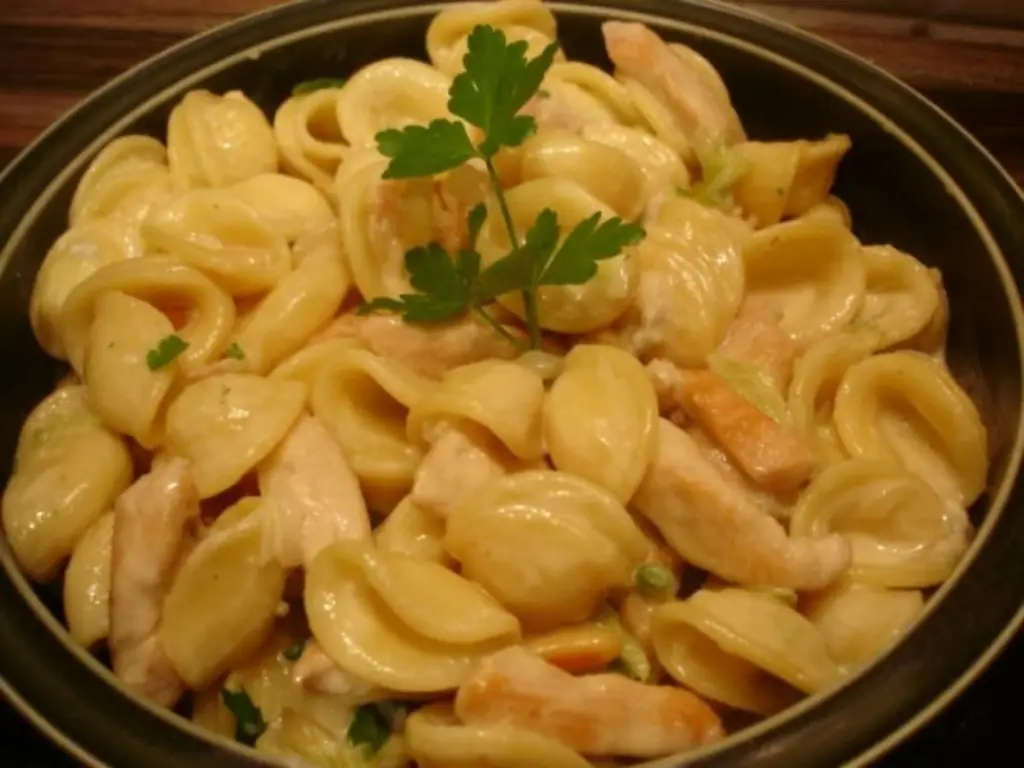 Паста с филе куриной грудки