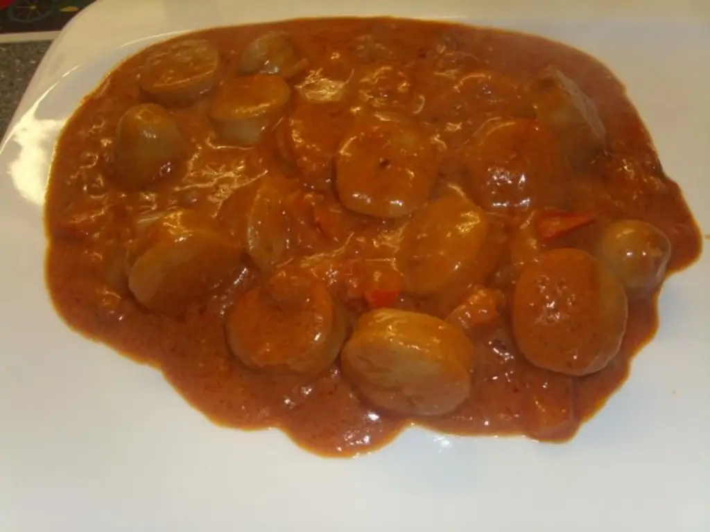 Братвурст гуляш Из медвежьей кухни
