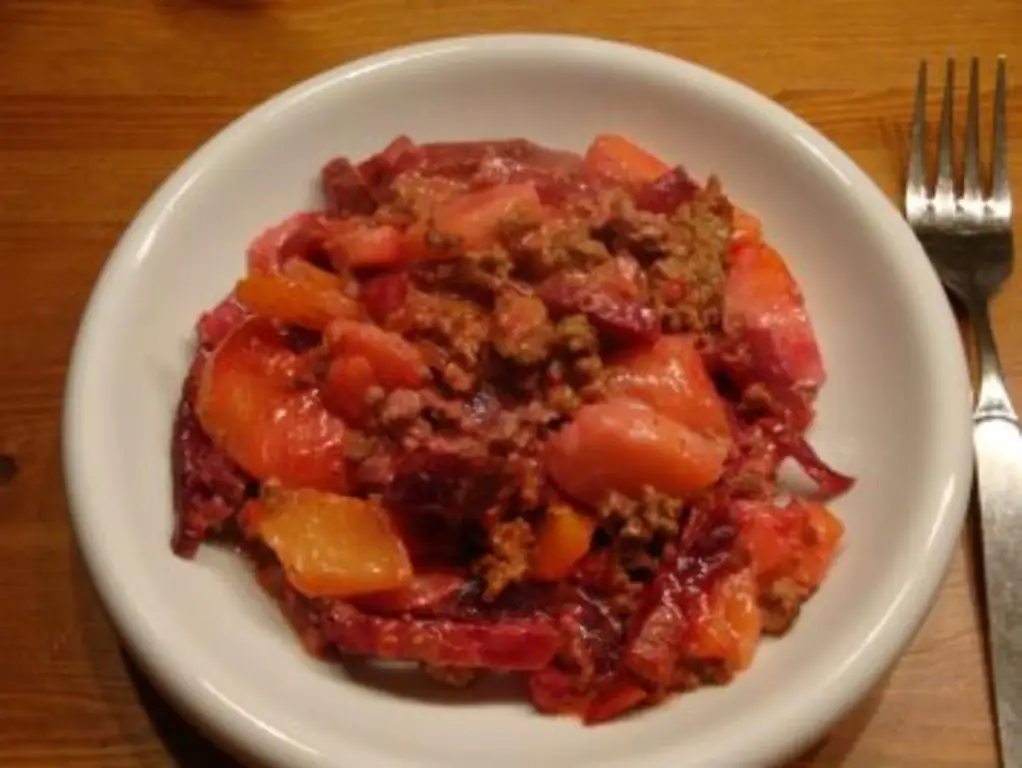 Запеканка из свеклы