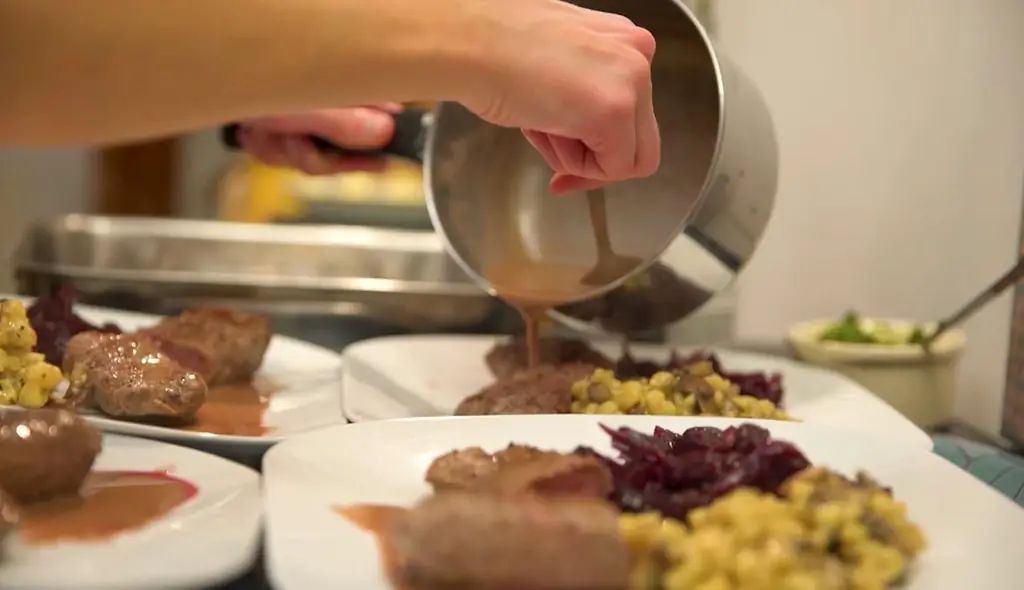 Семга из баранины с тимьяном