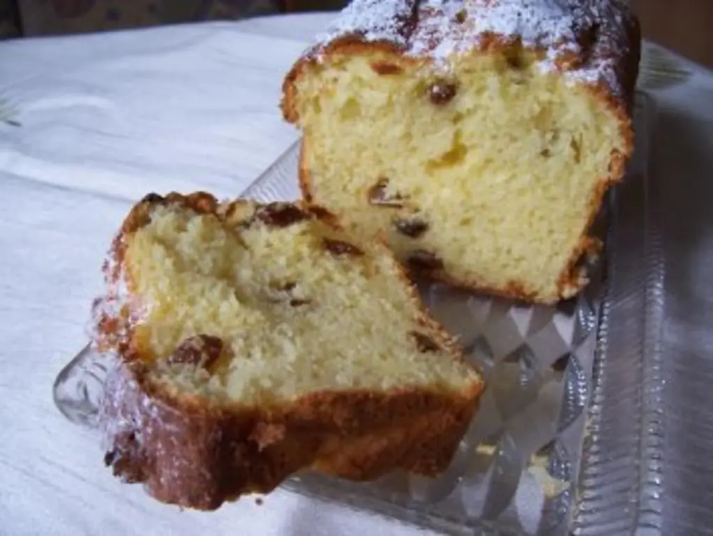 Фунтовый пирог с творогом